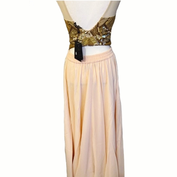 Versace 19.69 Abbigliamento Italia Sequin Embellished Gown Set - Picture 5 of 10